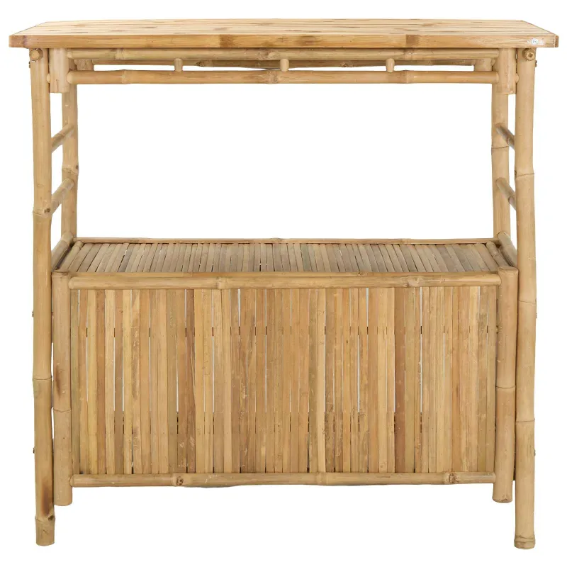 Ulkokäytäväpöytä Luonnollinen 110 x 50 x 105 cm Bambua