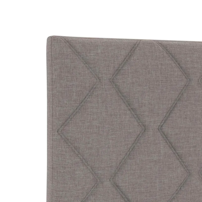 LED saugojimo lova su čiužiniu Taupe 100 x 200 cm Audinys