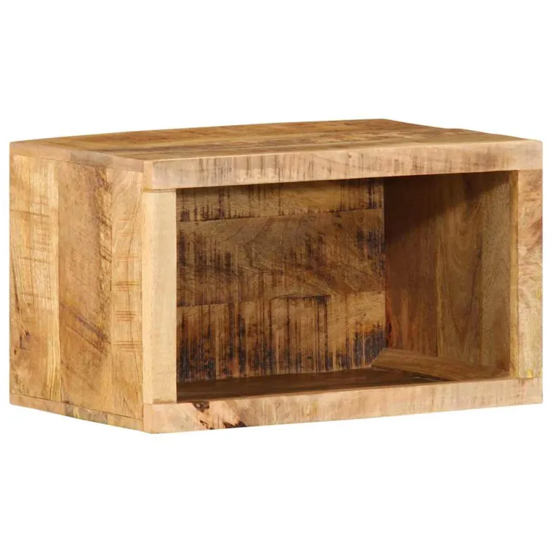 Šalia lovos spintelė Ruda 40 x 30 x 25 cm Kietas mango medis