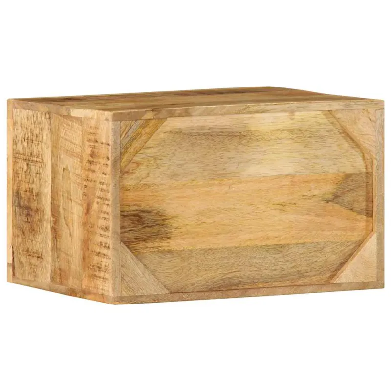 Šalia lovos spintelė Ruda 40 x 30 x 25 cm Kietas mango medis