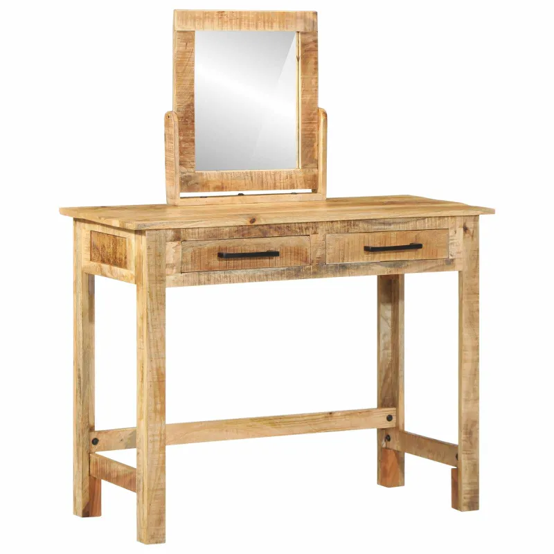 Makiažo stalas Ruda 100 x 40 x 120 cm Kietas mango medis