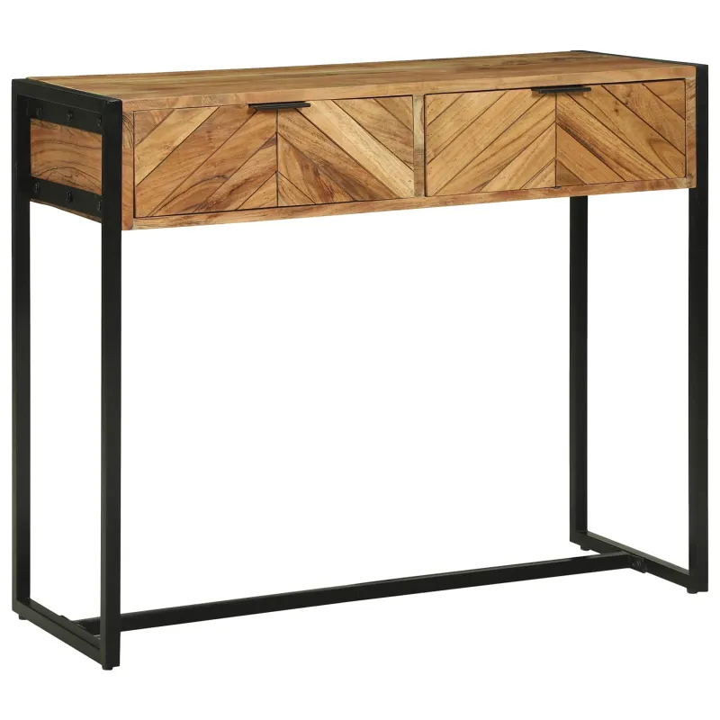 Konsolinis stalas Ruda 90 x 35 x 75 cm Kietos akacijos mediena