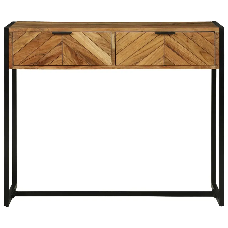Konsolinis stalas Ruda 90 x 35 x 75 cm Kietos akacijos mediena