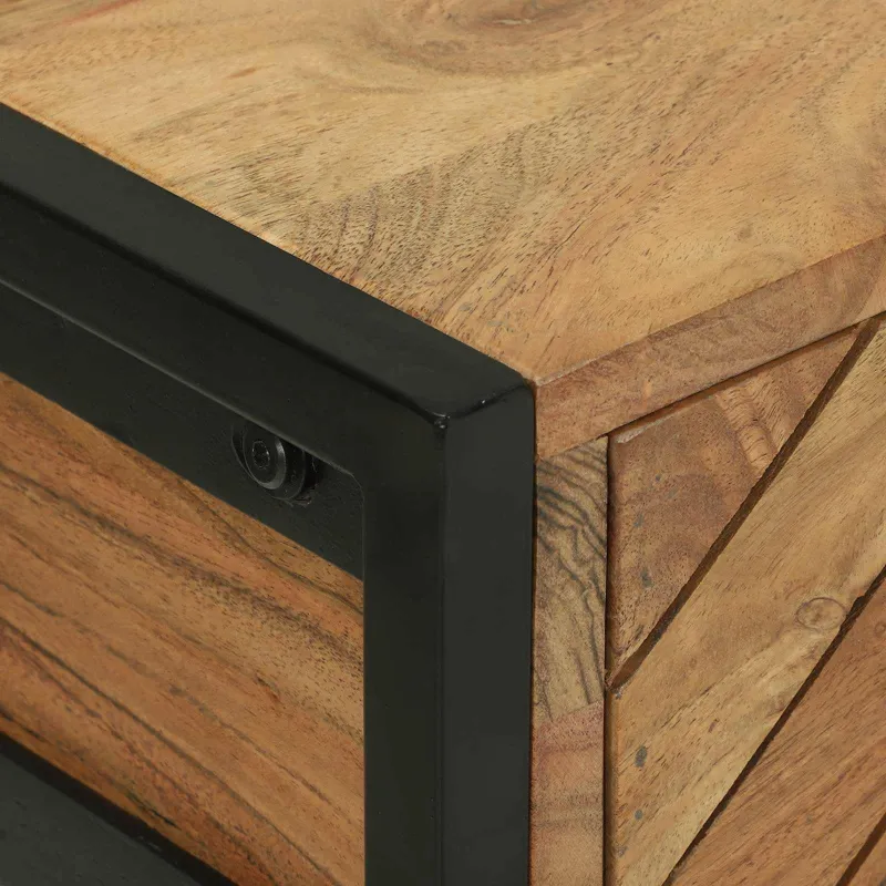 Konsolinis stalas Ruda 90 x 35 x 75 cm Kietos akacijos mediena
