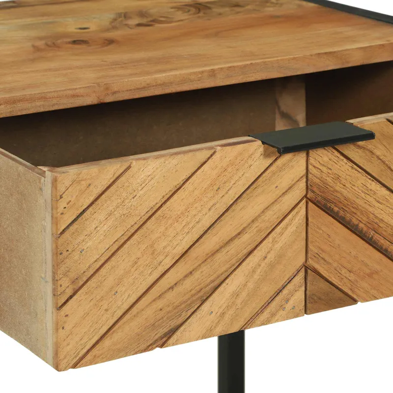 Konsolinis stalas Ruda 90 x 35 x 75 cm Kietos akacijos mediena