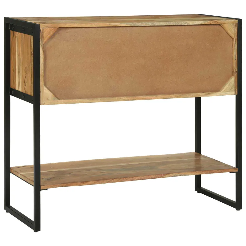 Konsolinis stalas Ruda 90 x 35 x 80 cm Kietos akacijos mediena