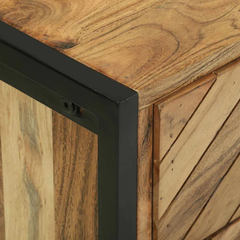 Konsolinis stalas Ruda 90 x 35 x 80 cm Kietos akacijos mediena