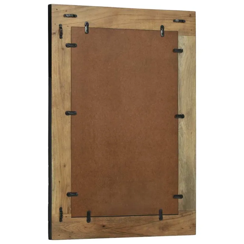 Sieninis veidrodis Stačiakampio Juoda ir Ruda 70 x 2 x 70 cm