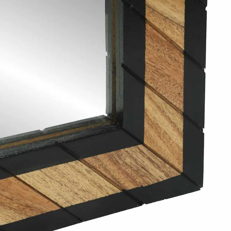 Sieninis veidrodis Stačiakampio Juoda ir Ruda 50 x 2 x 90 cm