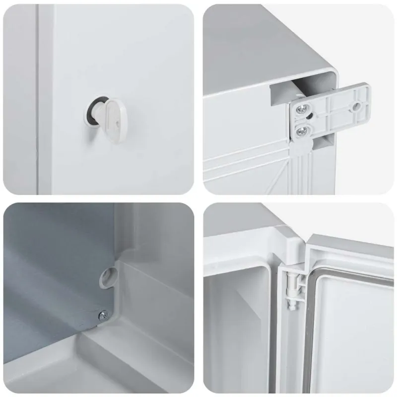 Control Cabinet Pilka 37 x 16,5 x 40 cm ABS plastikas