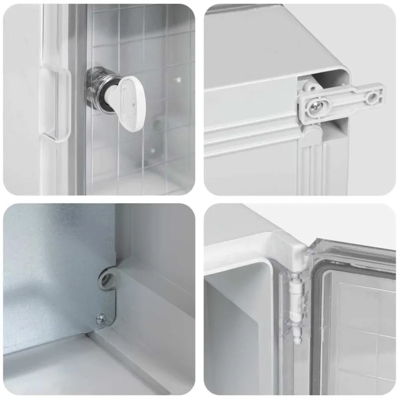 Control Cabinet Pilka 25 x 13 x 24 cm ABS plastikas