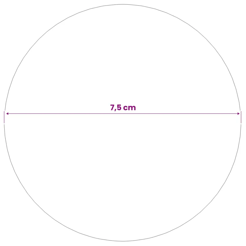 Šepečiu aptrauktas kamuolys 6 vnt. Ø 7,5 cm Sidabrinė