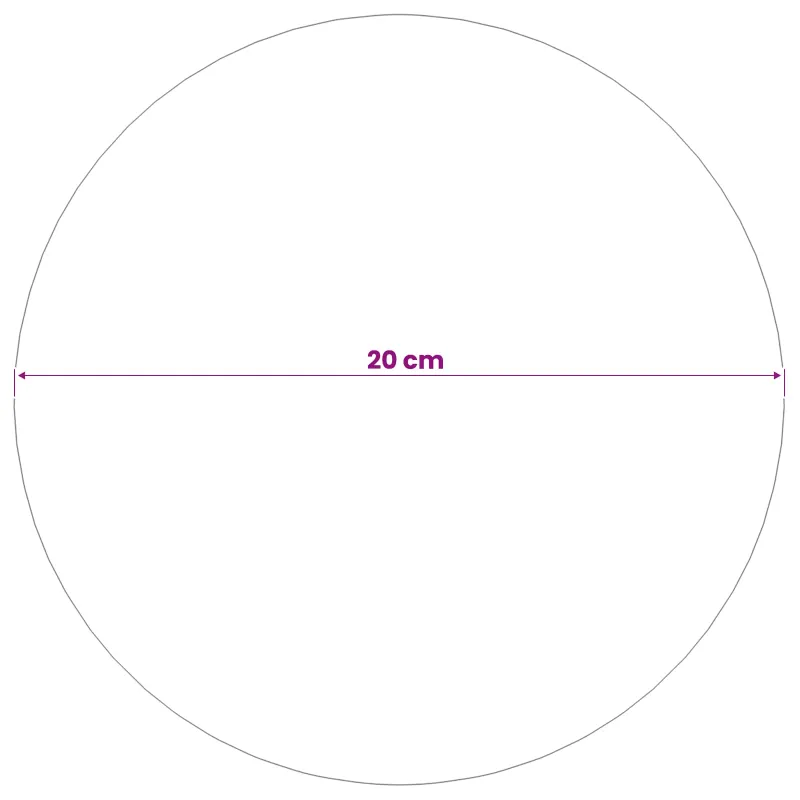 Šepečiu aptrauktas kamuolys Ø 20 cm Nerūdijantis plienas 201