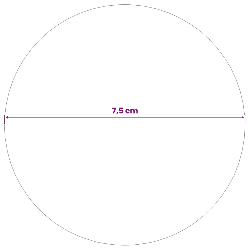 Veidrodinis kamuolys 6 vnt. Ø 7,5 cm Nerūdijantis plienas 201