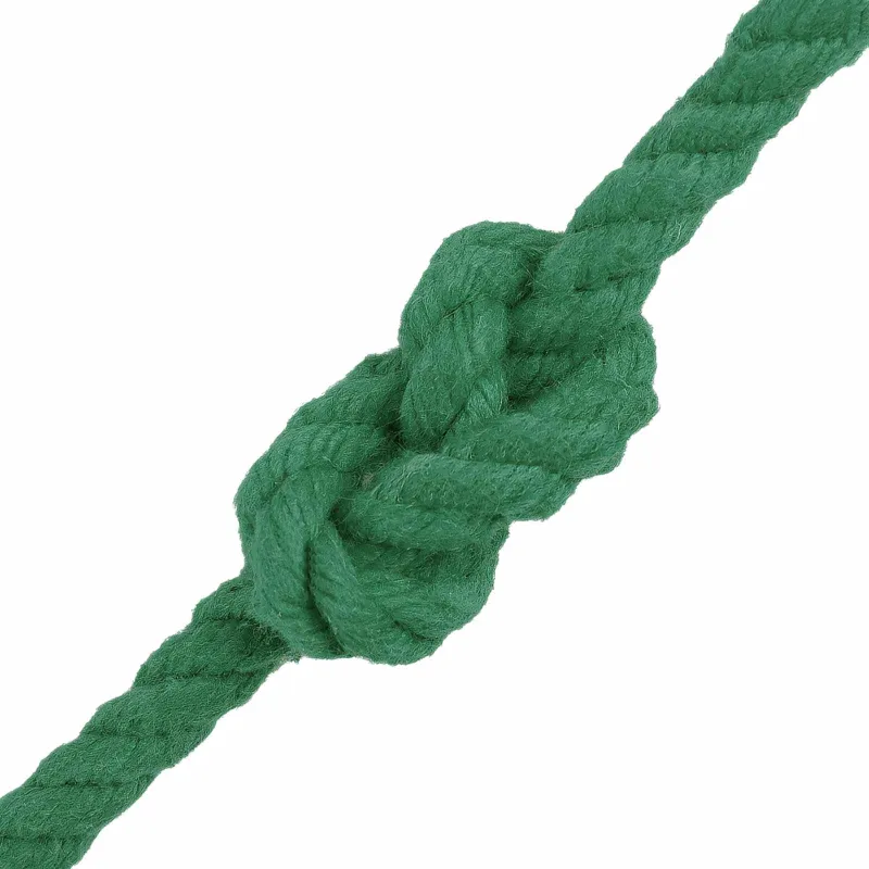 Medvilniniai siūlai 4 mm 50 m Žalia 100% Medvilnė