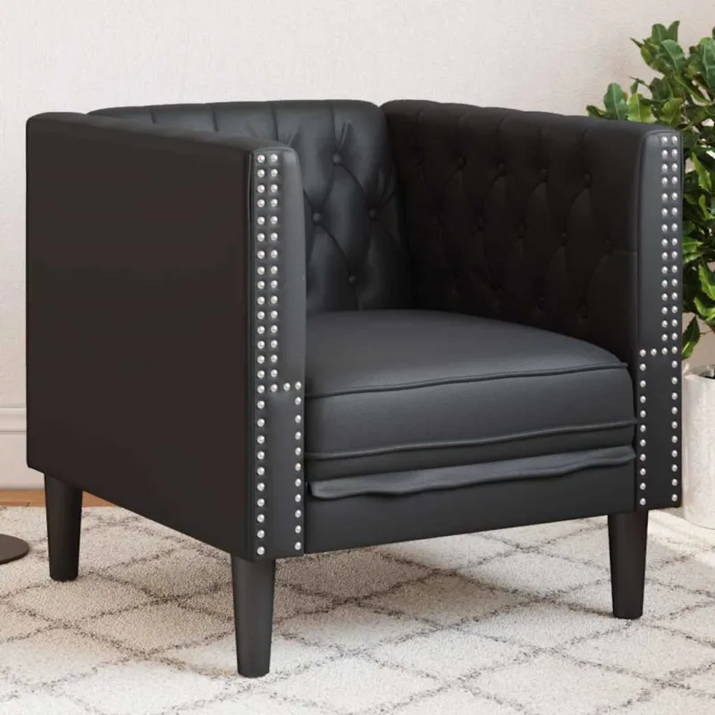 Sofa Juoda 74,5 x 71 x 70,5 cm PVC