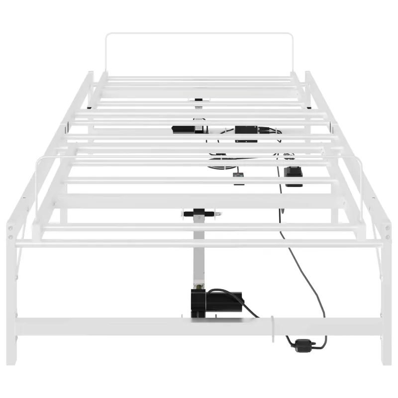 Elektrinis reguliuojamas lovos rėmas Balta 90 x 200 cm Plienas