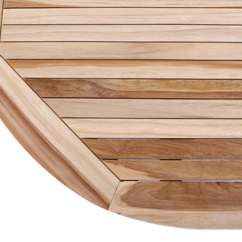 Sulankstomas sodo stalas Natūrali 160 x 80 x 76 cm