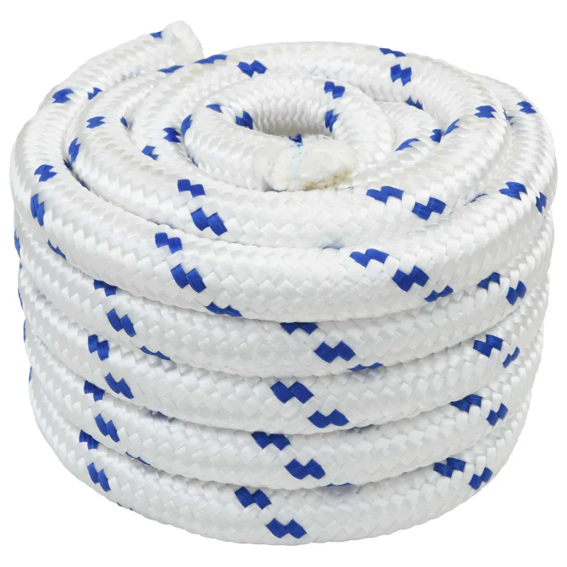 Laivo virvė 6 mm 5 m Balta ir mėlyna