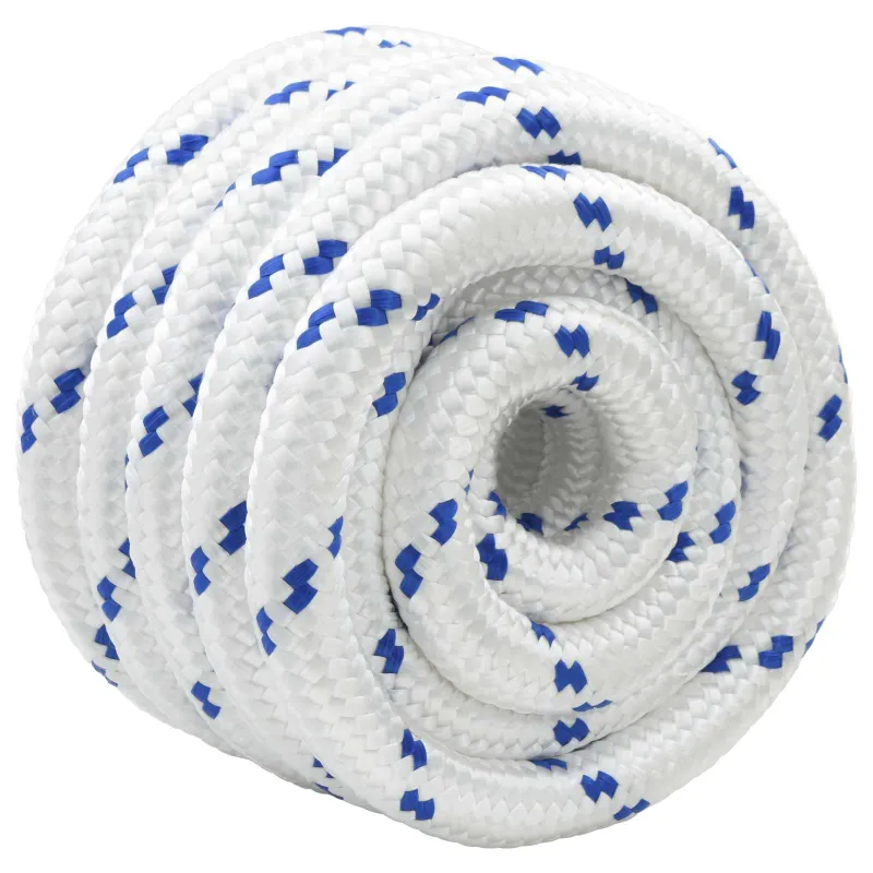 Laivo virvė 6 mm 5 m Balta ir mėlyna