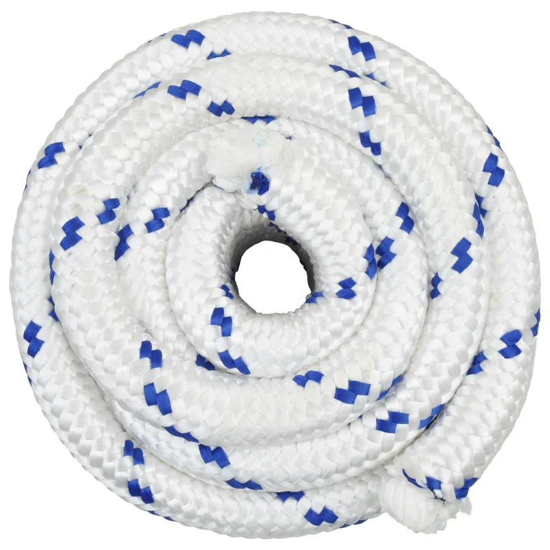 Laivo virvė 6 mm 5 m Balta ir mėlyna