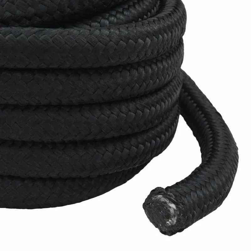 Laivo virvė 4 mm 25 m Juoda