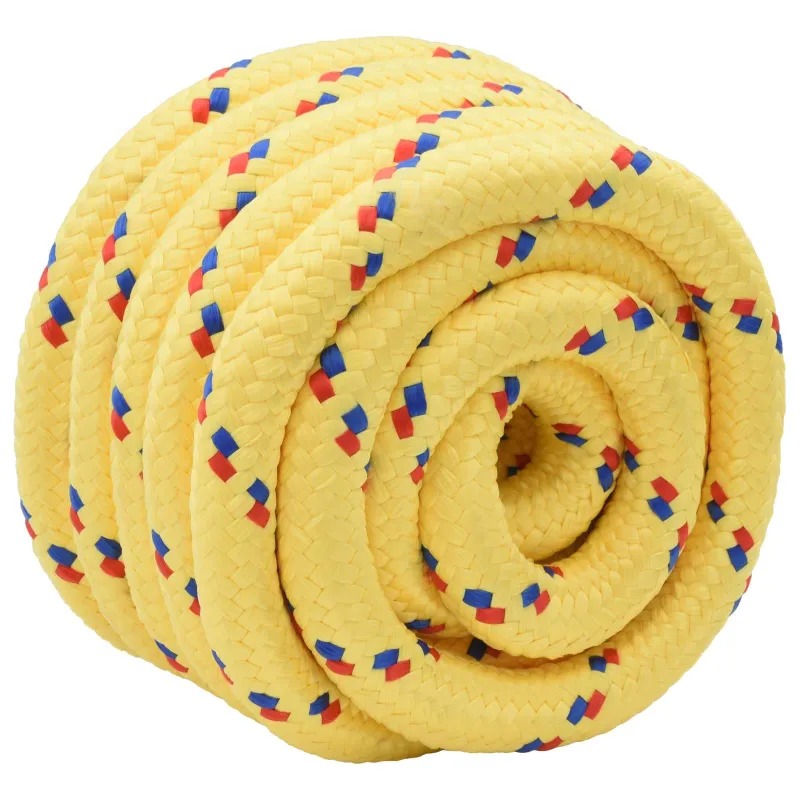 Laivo virvė 6 mm 5 m Geltona