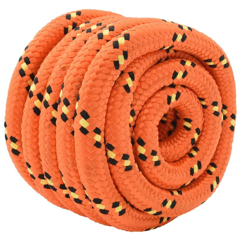 Laivo virvė 6 mm 5 m Oranžinė