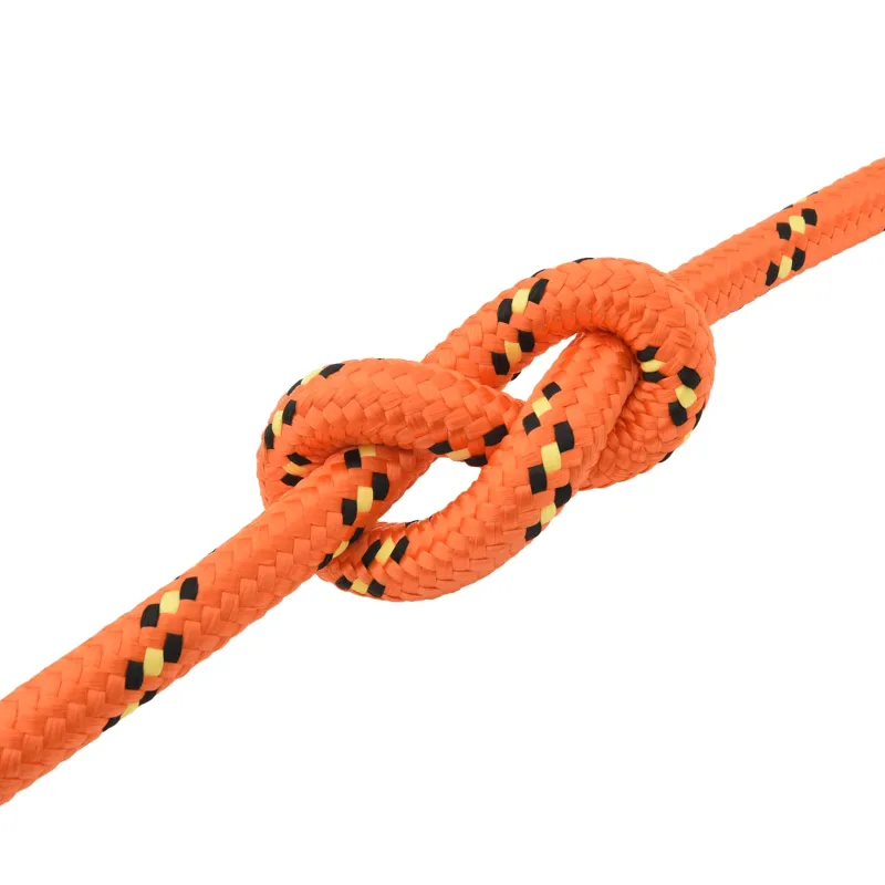 Laivo virvė 6 mm 5 m Oranžinė