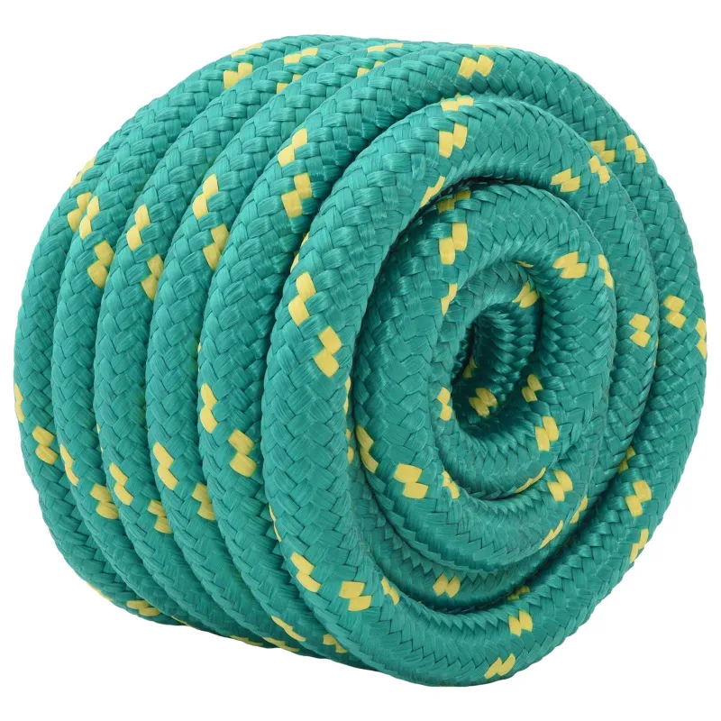 Laivo virvė 6 mm 5 m Žalia