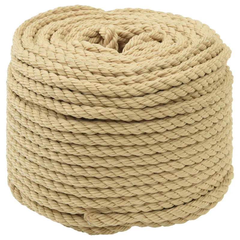 Laivo virvė 0.8 mm 50 m Natūrali