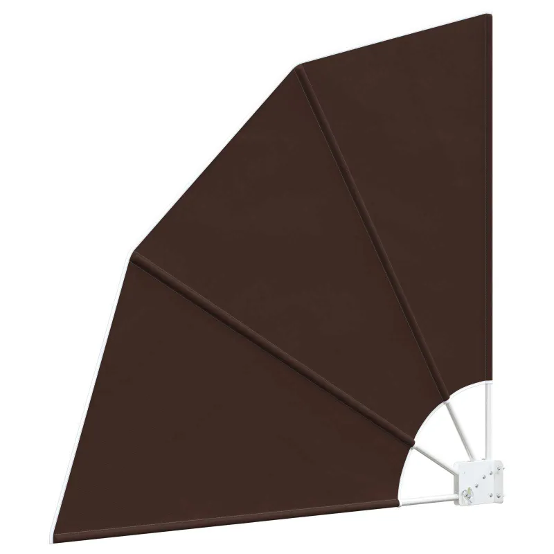 Balkono privatumo ekranas 210 x 210 cm Poliesteris Ruda