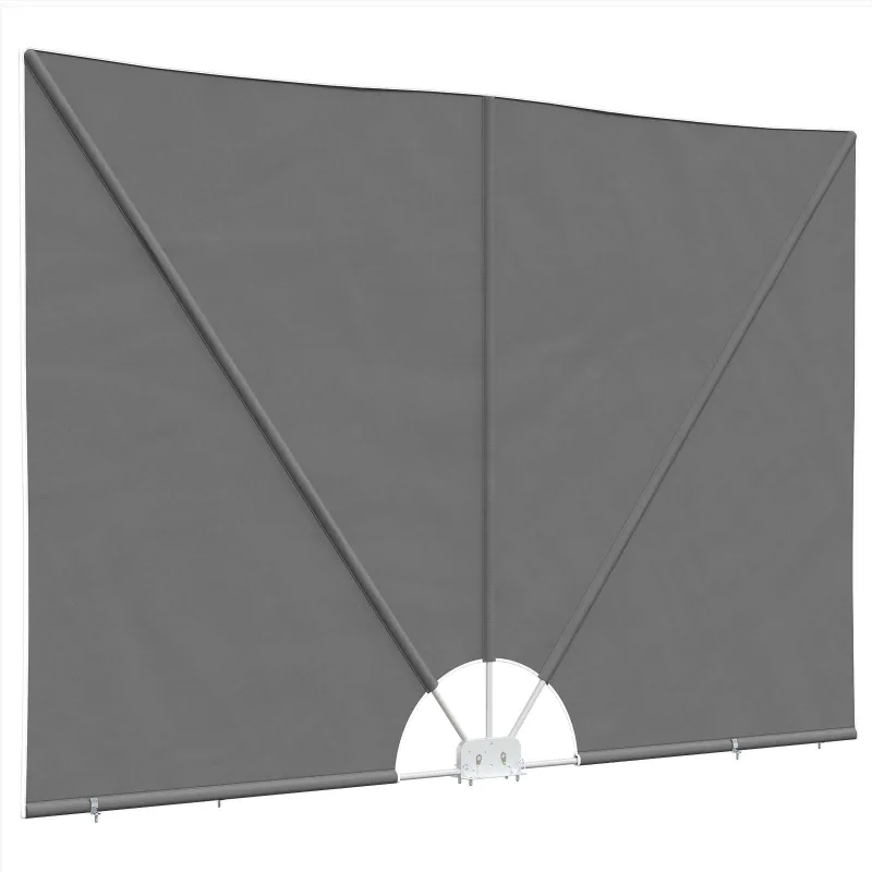 Balkono privatumo ekranas 200 x 400 cm Poliesteris Stačiakampio