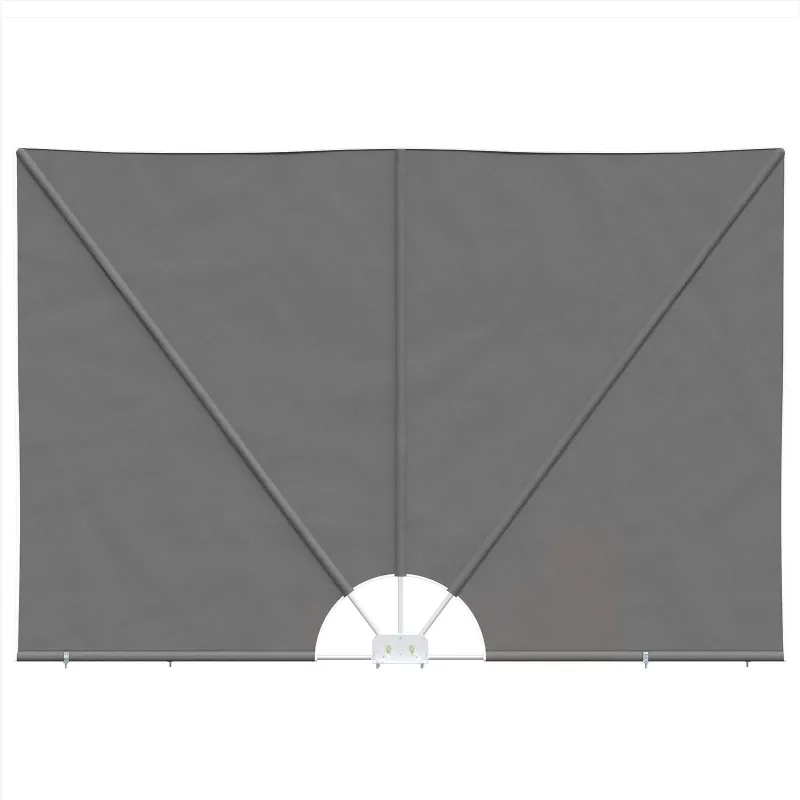 Balkono privatumo ekranas 200 x 400 cm Poliesteris Stačiakampio