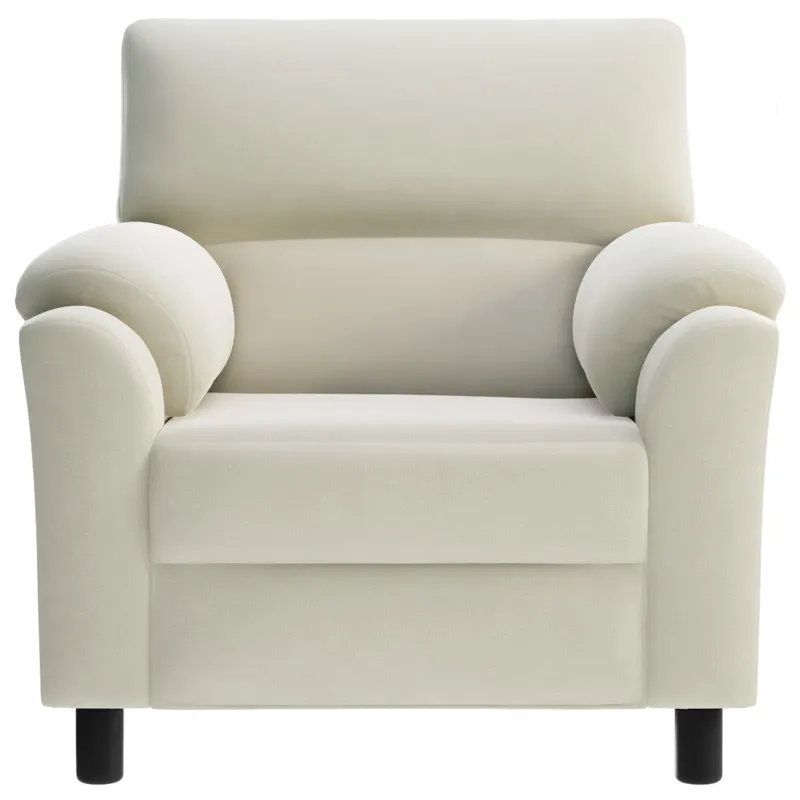 Sofa Kreminė 94 x 85 x 93 cm Aksomas