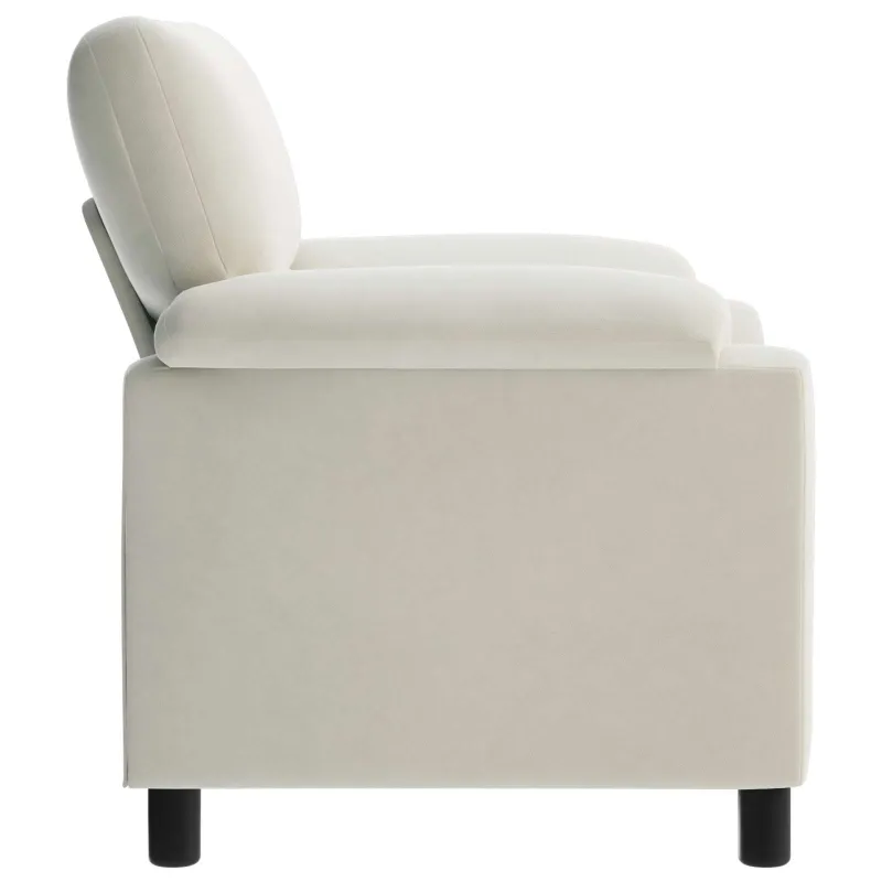 Sofa Kreminė 94 x 85 x 93 cm Aksomas
