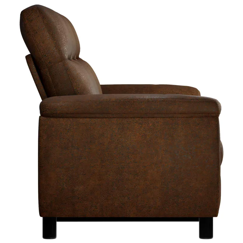 Sofa Ruda 214 x 90 x 95 cm Dirbtinė suedė oda