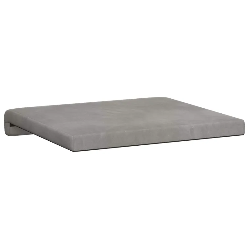 Suoliuko pagalvė 2 vnt. Aksomas Šviesiai pilka Gylis 35 cm