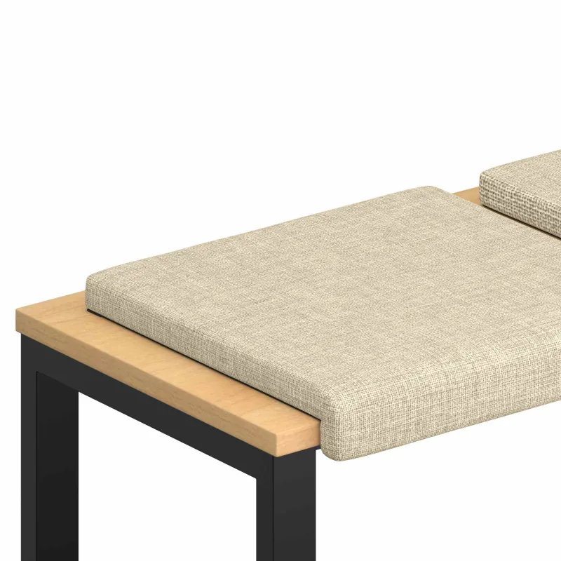 Suoliuko pagalvė 4 vnt. Audinys Kreminė Gylis 35 cm