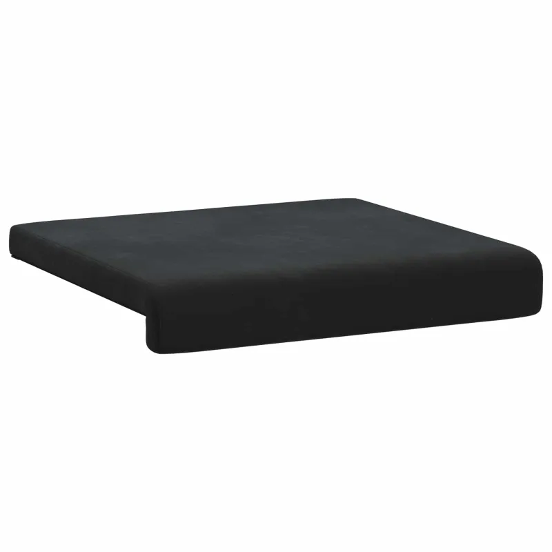 Suoliuko pagalvė 4 vnt. Aksomas Juoda Gylis 35 cm