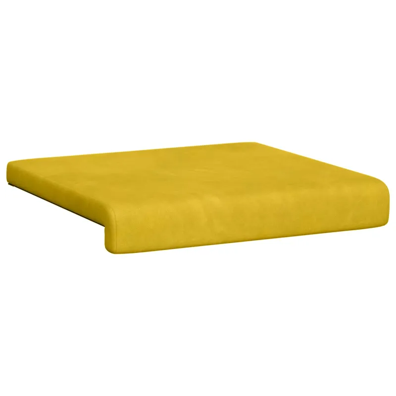 Suoliuko pagalvė 4 vnt. Aksomas Geltona Gylis 35 cm