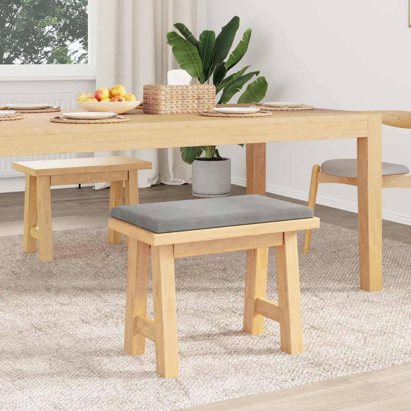 Suoliuko pagalvė Aksomas Šviesiai pilka Gylis 35 cm