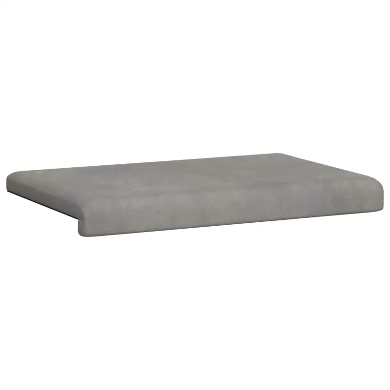 Suoliuko pagalvė Aksomas Šviesiai pilka Gylis 35 cm