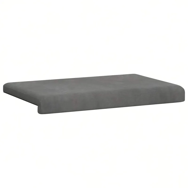 Suoliuko pagalvė Aksomas Tamsiai pilka Gylis 35 cm