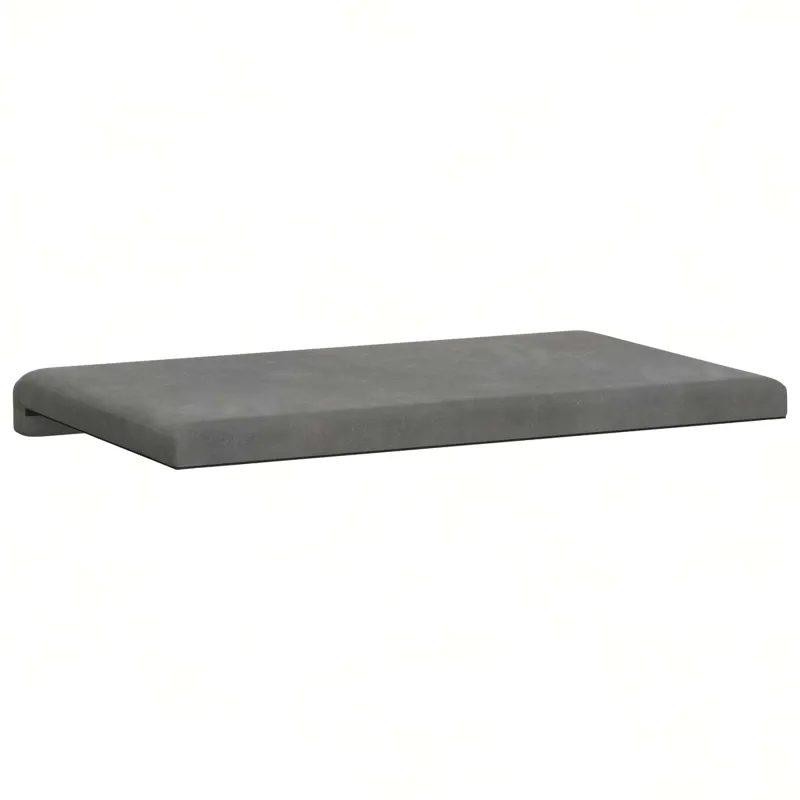 Suoliuko pagalvė Aksomas Tamsiai pilka Gylis 35 cm