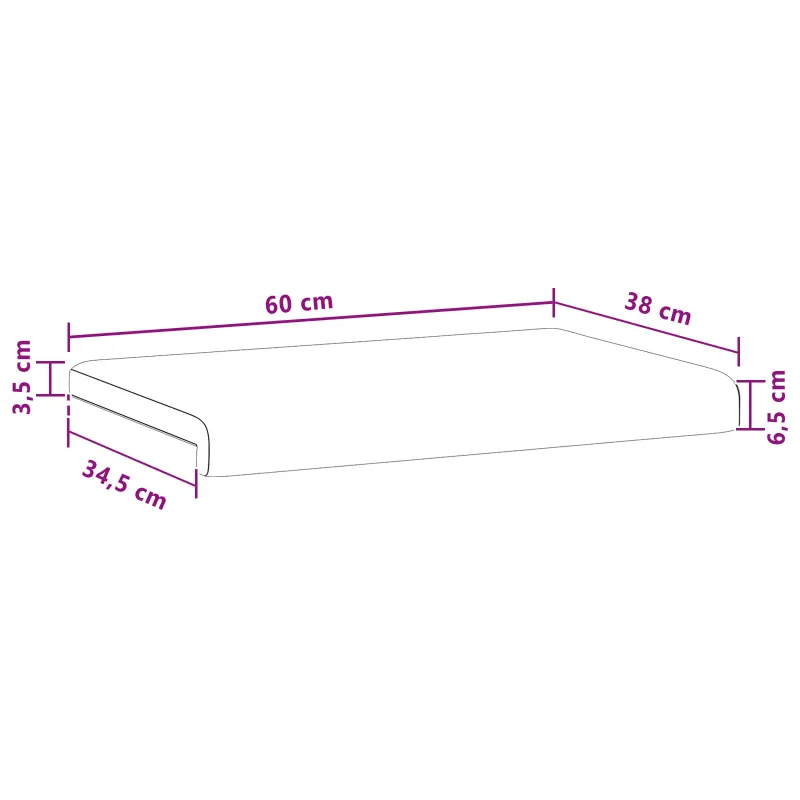 Suoliuko pagalvė Aksomas Turkio Gylis 35 cm