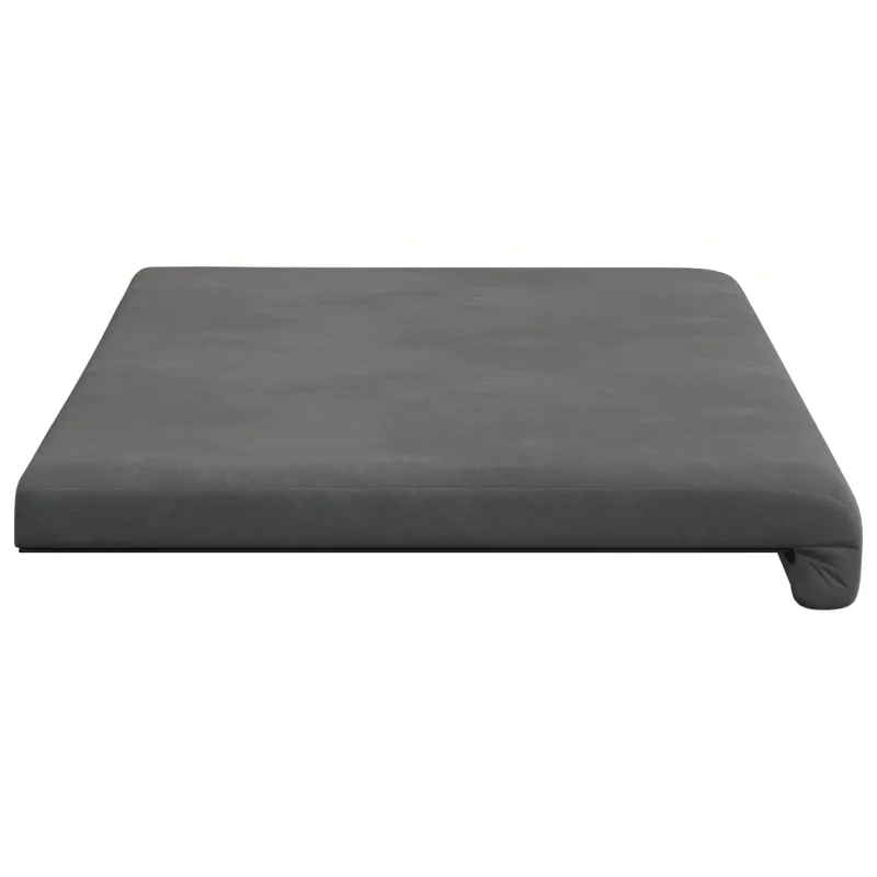 Suoliuko pagalvė Aksomas Tamsiai pilka Gylis 35 cm