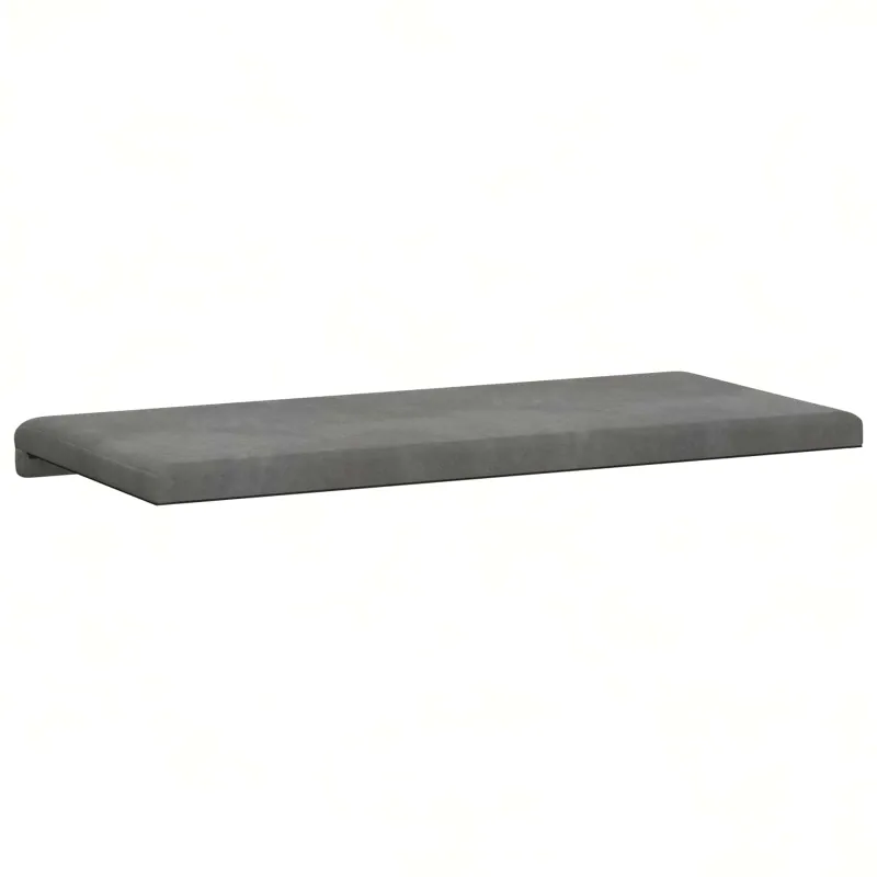 Suoliuko pagalvė Aksomas Tamsiai pilka Gylis 35 cm