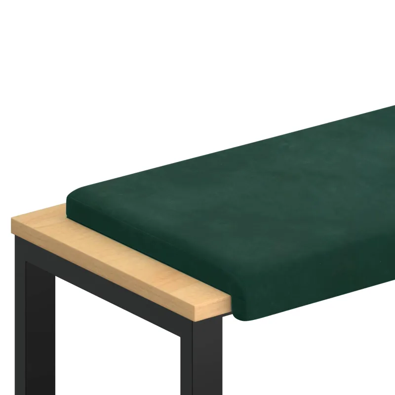 Suoliuko pagalvė Aksomas Tamsiai žalia Gylis 35 cm