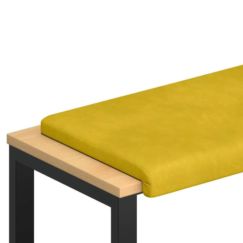 Suoliuko pagalvė Aksomas Geltona Gylis 35 cm